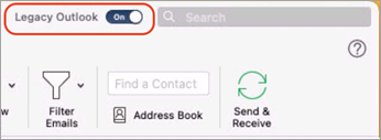 Ending Support for Legacy Outlook for Mac