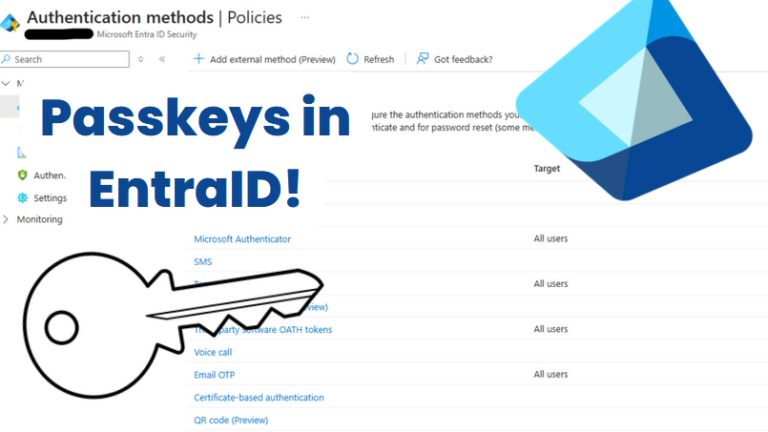 EntraID Passkeys